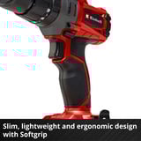 EINHELL TE-CD 18/2 Li-i +64, Cordless rosso/Nero