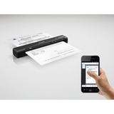 Epson WorkForce ES-60W, Input scanner Nero, 600 x 600 DPI, 48 bit, 24 bit, 16 bit, 8 bit, 4 sec/pagina
