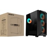 GIGABYTE C301 GLASS Midi Tower Nero, Chassis Tower Nero, Midi Tower, PC, Nero, ATX, EATX, micro ATX, Mini-ITX, Vetro, Plastica, Acciaio, Gaming