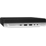 HP ProDesk 600 G4 MP Ricondizionato, Mini-PC Nero/Argento