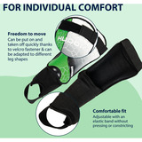 HUDORA Parastinchi con protezione per la caviglia, Accessori verde