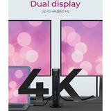 ICY BOX IB-DK2252AC, Docking station Nero