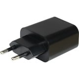 Inter-Tech Caricatore PD-2020, USB-C Charger, Caricabatterie Nero