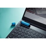 Kingston IronKey 256GB USB-C Vault Privacy 50C crittografia AES-256, FIPS 197, Chiavetta USB celeste/Nero, FIPS 197, 256 GB, USB tipo-C, 3.2 Gen 1 (3.1 Gen 1), 230 MB/s, Cuffia, Nero, Blu