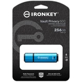 Kingston IronKey Vault Privacy 50 256 GB celeste/Nero