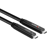 Lindy Cavo ibrido USB 3.2 Gen 2 e DP 1.4 Tipo C, Cavo di prolunga Nero