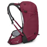 Osprey Hikelite 28, Zaino Vino rosso/Nero