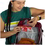 Osprey Hikelite 28, Zaino Vino rosso/Nero