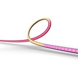 Philips Hue Play Gradient Lightstrip per PC, Striscia LED Nero/Bianco, Philips Play Gradient Lightstrip per PC, Striscia LED intelligente, Bluetooth/Zigbee, Nero, Bianco, LED, Silicone, Lampadina/e non sostituibile/i