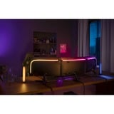Philips Hue Play Gradient Lightstrip per PC, Striscia LED Nero/Bianco, Philips Play Gradient Lightstrip per PC, Striscia LED intelligente, Bluetooth/Zigbee, Nero, Bianco, LED, Silicone, Lampadina/e non sostituibile/i