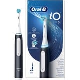 Procter & Gamble iO 8006540730744 spazzolino elettrico Adulto Spazzolino a vibrazione Nero, Spazzolino da denti elettrico Nero, Adulto, Spazzolino a vibrazione, Cura quotidiana, Sensibile, Sbiancante, Nero, 2 min, Rotondo