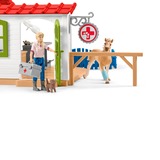 Schleich Veterinarian practice with pets, Gioco figura Farm, 3 anno/i, Multicolore