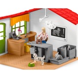 Schleich Veterinarian practice with pets, Gioco figura Farm, 3 anno/i, Multicolore