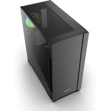 Sharkoon S25-W2 ARGB, Chassis Tower Nero