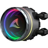 Sharkoon S90 RGB AIO 360mm, Raffreddamento ad acqua Nero