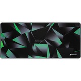 Sharkoon SKILLER SGP30 Tappetino per mouse per gioco da computer Nero, Verde, Grigio, Gioco mouse pad Nero/verde chiaro, Nero, Verde, Grigio, Fantasia, Gomma, Tessile, Barra appoggiaferro antiscivolo, Tappetino per mouse per gioco da computer