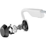 Shokz OpenMove Cuffie Wireless A clip Musica e Chiamate USB tipo-C Bluetooth Bianco bianco, Wireless, Musica e Chiamate, 20 - 20000 Hz, 29 g, Cuffie, Bianco