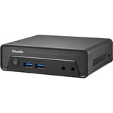 Shuttle Nano PC NE10N PC con dimensioni 0,6 l Nero N100 Intel SoC, Barebone Nero, PC con dimensioni 0,6 l, Mini PC barebone, Intel SoC, DDR4-SDRAM, PCI Express, SATA, 65 W
