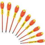 Stanley Set di cacciaviti FATMAX, 10 pezzi, Cacciavite rosso/Giallo