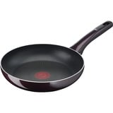 Tefal Resist Intense D52202 Padella Multiuso Rotondo Rotondo, Padella Multiuso, Nero, Rosso, Titanio, 175 °C, Alluminio