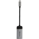 Verbatim 49143 cavo e adattatore video 0,1 m USB tipo-C HDMI Nero, Argento argento/Nero, 0,1 m, USB tipo-C, HDMI, Maschio, Femmina, Dritto