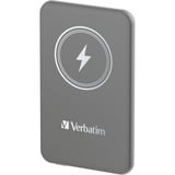 Verbatim Charge 'n' Go Polimeri di litio (LiPo) 5000 mAh Carica wireless Grigio, Powerbank  grigio, 5000 mAh, Polimeri di litio (LiPo), Quick Charge 3.0, Carica wireless, Grigio