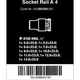 Wera Barra magnetica per bussole A 4 Zyklop Set di bussole per chiavi a cricchetto 1/4", chiave combinata   Nero/Verde