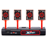 ZURU 36829 cartuccia ed accessorio per arma giocattolo Obiettivo, Bersaglio Obiettivo, 8 anno/i, Stilo AA, Nero, Rosso