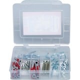 fischer Scatola per trasloco DUOPOWER 6,8, Tassello grigio chiaro/Rosso