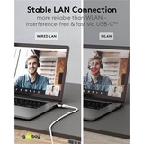 goobay Cavo adattatore Ethernet USB-C 3.2 Gen2 > RJ-45, Slim bianco