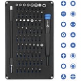 iFixit EU145307-4 strumento di riparazione di dispositivi elettronici, Set di strumenti Nero/Blu, Kit di strumenti, Universale, Plettro per apertura, Cacciavite, Spudger, Ventosa, Pinza, Nero, Blu, Acciaio inossidabile, Piatto, Torx di sicurezza, Chiave inglese, Torcia, 3 pinzette