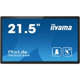 iiyama TW2223AS-B2 visualizzatore di messaggi Pannello piatto interattivo 54,6 cm (21.5") Wi-Fi 400 cd/m² Full HD Nero Touch screen Processore integrato Android 12 24/7, Public Display Nero (opaco), Pannello piatto interattivo, 54,6 cm (21.5"), 1920 x 1080 Pixel, Wi-Fi, 24/7