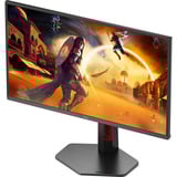 AOC Q25G4SR, Monitor di gioco Nero/Rosso