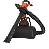 BLACK+DECKER BEBLV300-QS asciugatrice Nero, Arancione Nero/Orange, Soffiatore portatile, 315 km/h, 315 km/h, 40 L, 12:1, Nero, Arancione