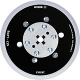 Bosch 2 608 900 003 fornitura per utensili rotanti per molatura/levigatura Platorello per disco abrasivo, Platorello per levigatrice Nero, Platorello per disco abrasivo, Bosch, Nero, Grigio, Rotondo, 12,5 cm, 1 pz