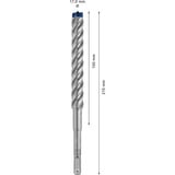 Bosch Expert Punta per martelli SDS plus-7X, Trapano Martello perforatore, Hammer drill bit, 1,7 cm, 215 mm, Cemento, Pietra, 15 cm