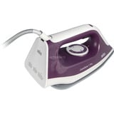 Braun CareStyle 1 SISTEMA STIRANTE PRO IS1514VI, Stazione stirante bianco/Viola, 2200 W, 400 g/min, Piastra in Ceramica, 6 bar, 1,7 L, 120 g/min