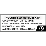 COBI Vought F4U-1D Corsair, Giochi di costruzione verde oliva