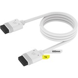 Corsair iCUE LINK Cavo, 600mm, dritto bianco