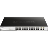D-Link DGS-1210-28P/E, Interruttore argento/Nero