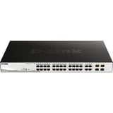 D-Link DGS-1210-28P Gestito L2 Gigabit Ethernet (10/100/1000) Supporto Power over Ethernet (PoE) 1U, Interruttore argento/Nero, Gestito, L2, Gigabit Ethernet (10/100/1000), Supporto Power over Ethernet (PoE), Montaggio rack, 1U