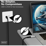 Digitus Cavo USB-C 3.2 Gen1 > Ethernet RJ-45, 1Gbit/s, Adattatore Nero