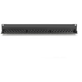 Digitus Cavo patch CAT 6A, classe EA, schermato, Patch Panel Nero, classe EA, schermato, RJ-45, Cat6a, Nero, Acciaio, Montaggio a rack, 1U
