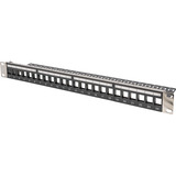 Digitus Pannello patch modulare, 24 porte, non equipaggiato, Patch Panel Nero