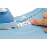 Dymo Etichette LT in tessuto stirabile, Nastro di scrittura Nero su bianco, Nylon, Belgio, DYMO, LetraTag 100T, LetraTag 100H, 1,2 cm