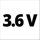 EINHELL 4257880 chiodatrice e pistola pinzatrice rosso/Nero, 6 mm, 1,4 cm, Ioni di Litio, 1300 Ah, 3,6 V, 890 g