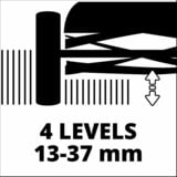 EINHELL GC-HM 300 Nero, Rosso rosso/Nero, 30 cm, 1,3 cm, 3,7 cm, 150 m², Lame a cilindro, 16 L