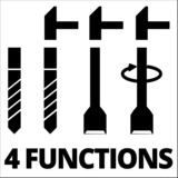 EINHELL Martello perforatore TE-RH 32 4F Kit, Trapano a percussione rosso/Nero