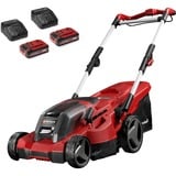 EINHELL Rasaerba a batteria Power X-Change GE-CM 36/37 Li, 36 Volt (2x18V) rosso/Nero