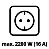 EINHELL TE-VC 2025 SACL rosso/in acciaio inox